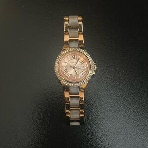 Michael Kors Camille Petite Watch with Swarovski Crystals - Stainless Steel